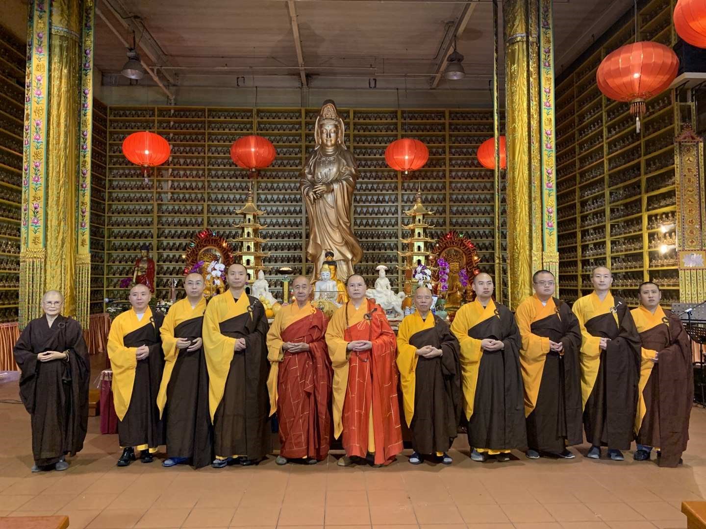 万佛宝塔寺楞严三共修法会圆满