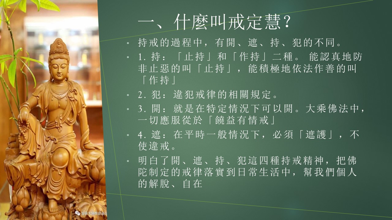 空中法堂廿四讲：介紹佛教戒定慧